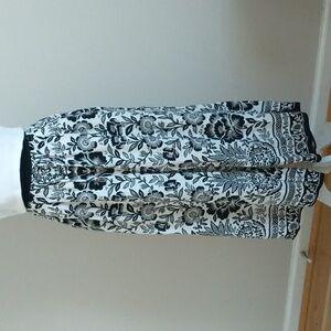 Rachel Zoe Floral Print Wide Leg Women's Pants. Size/ 1X